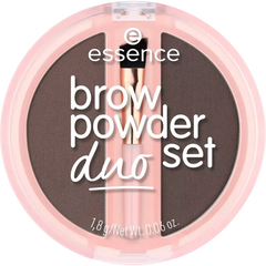 Essence Brow Powder Duo Set 003 Dark Brown.