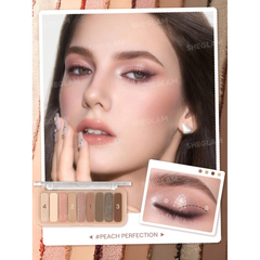 Sheglam Peach Perfection Eyeshadow Palette.