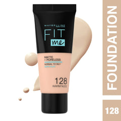 Maybelline New York Fit Me Foundation 128 Warm Nude .