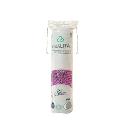 Qualita Cotton Pads Silver 100 Pcs