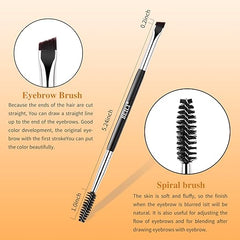Beili Small Makeup Duo Eyebrow Brush(1Pcs)