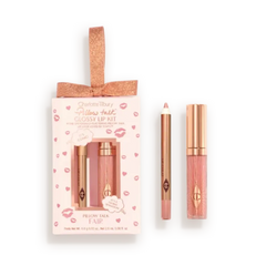 Charlotte Tilbury Mini Pillow Talk Fair Glossy Lip Duos.
