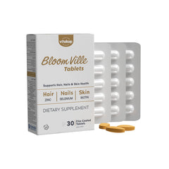 Bloomville Hair Nail Skin 30 Tablets