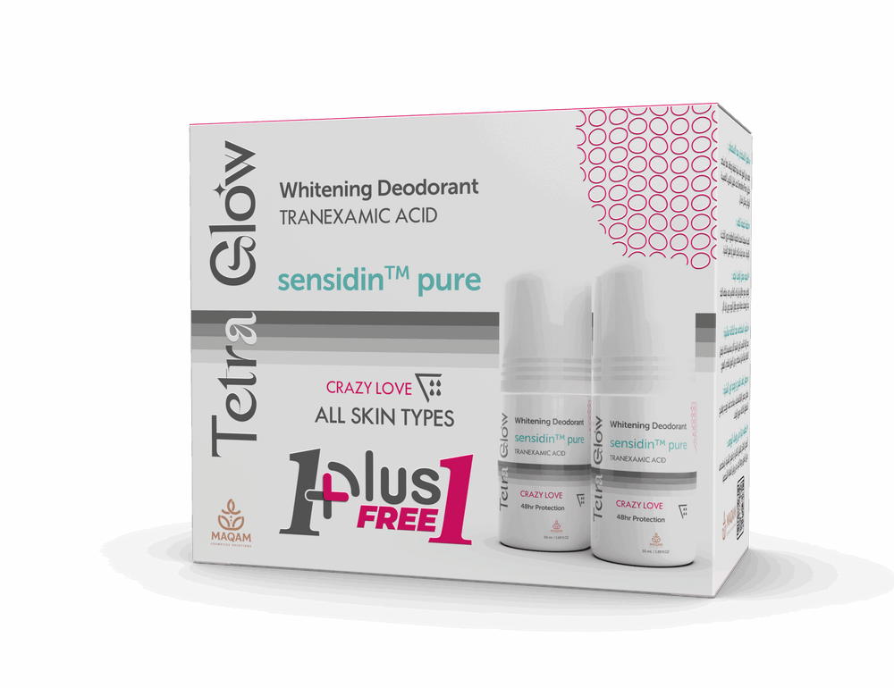 Tetra Glow Deodorant Roll On Crazy Love Promo Pack Scent: Crazy Love 100 gm - Dr.Dawood Store