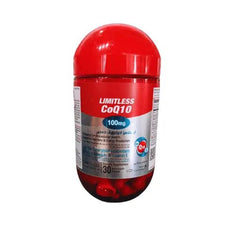 Limitless Co Q10 100Mg 30Hard Gelatin Capules