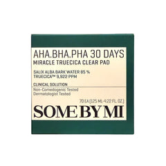 Some By Mi Aha-Bha-Pha 30 Days Miracle Truecica Clear Pad 70 Pads