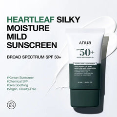 Anua Heartleaf Silky Moisture Mild Sun Cream 50Ml