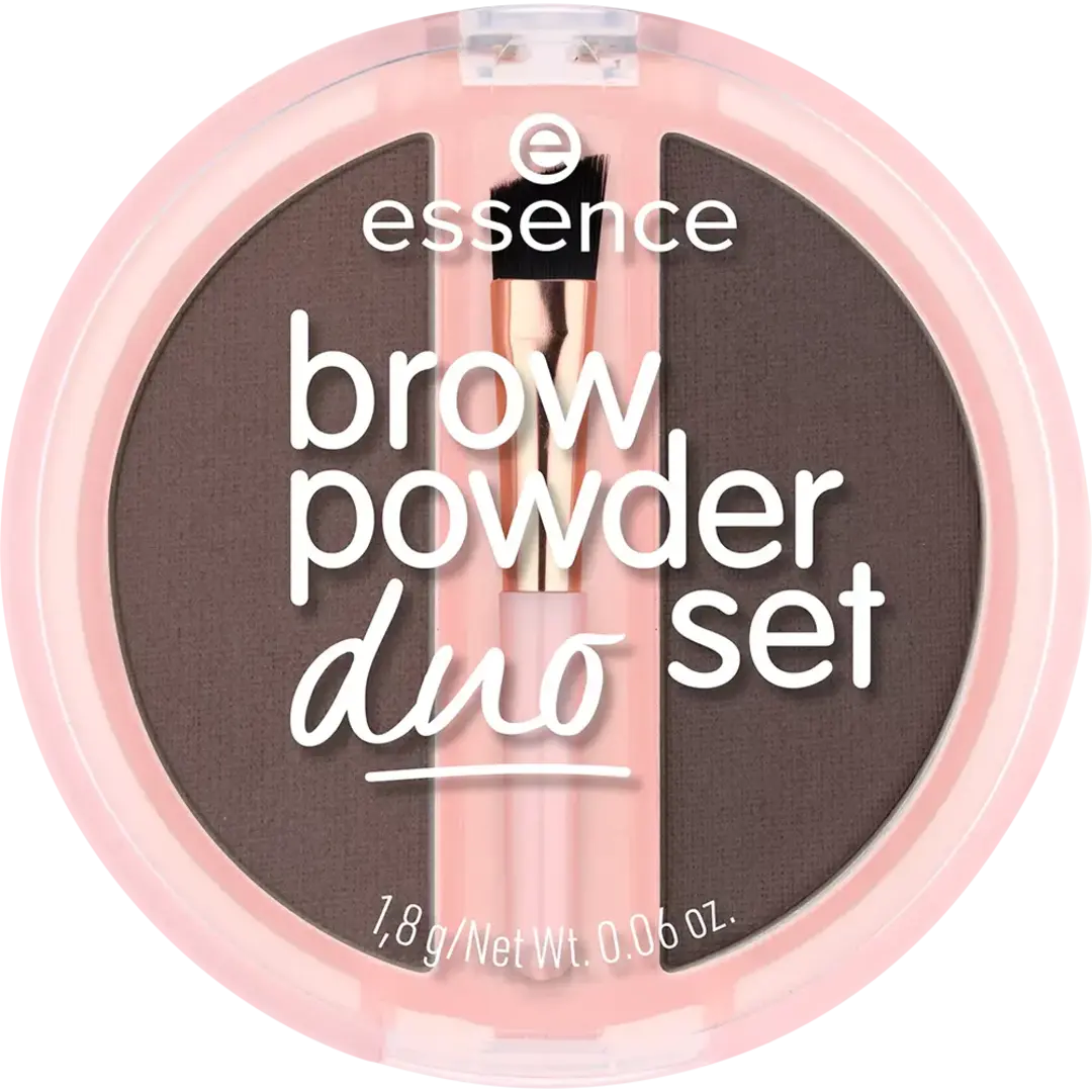 Essence Brow Powder Duo Set 003 Dark Brown.