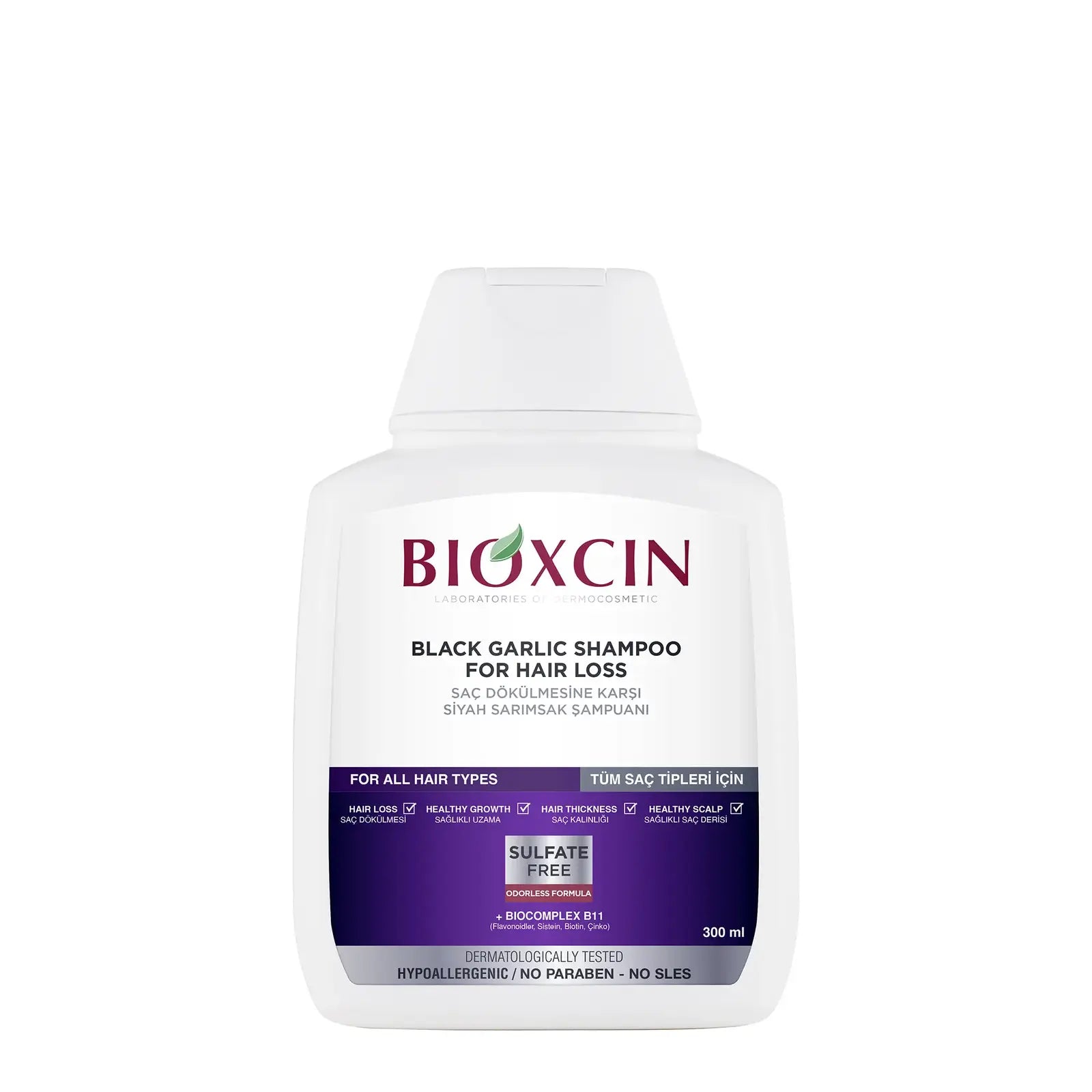 Bioxcin Black Garlic Anti Hair Loss Shampoo 300ml