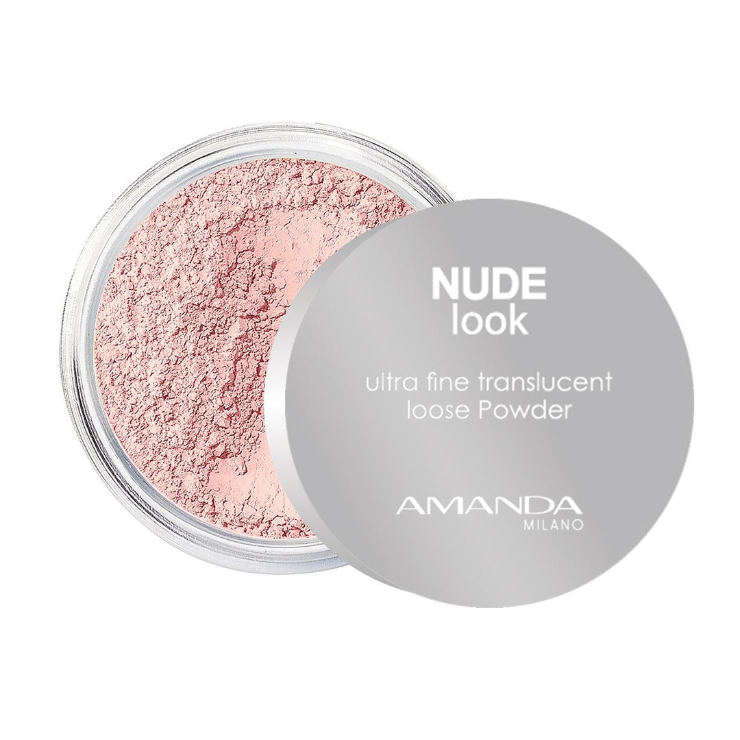 Amanda Milano Translucent Ultra Fine Loose Powder Soft Pink.