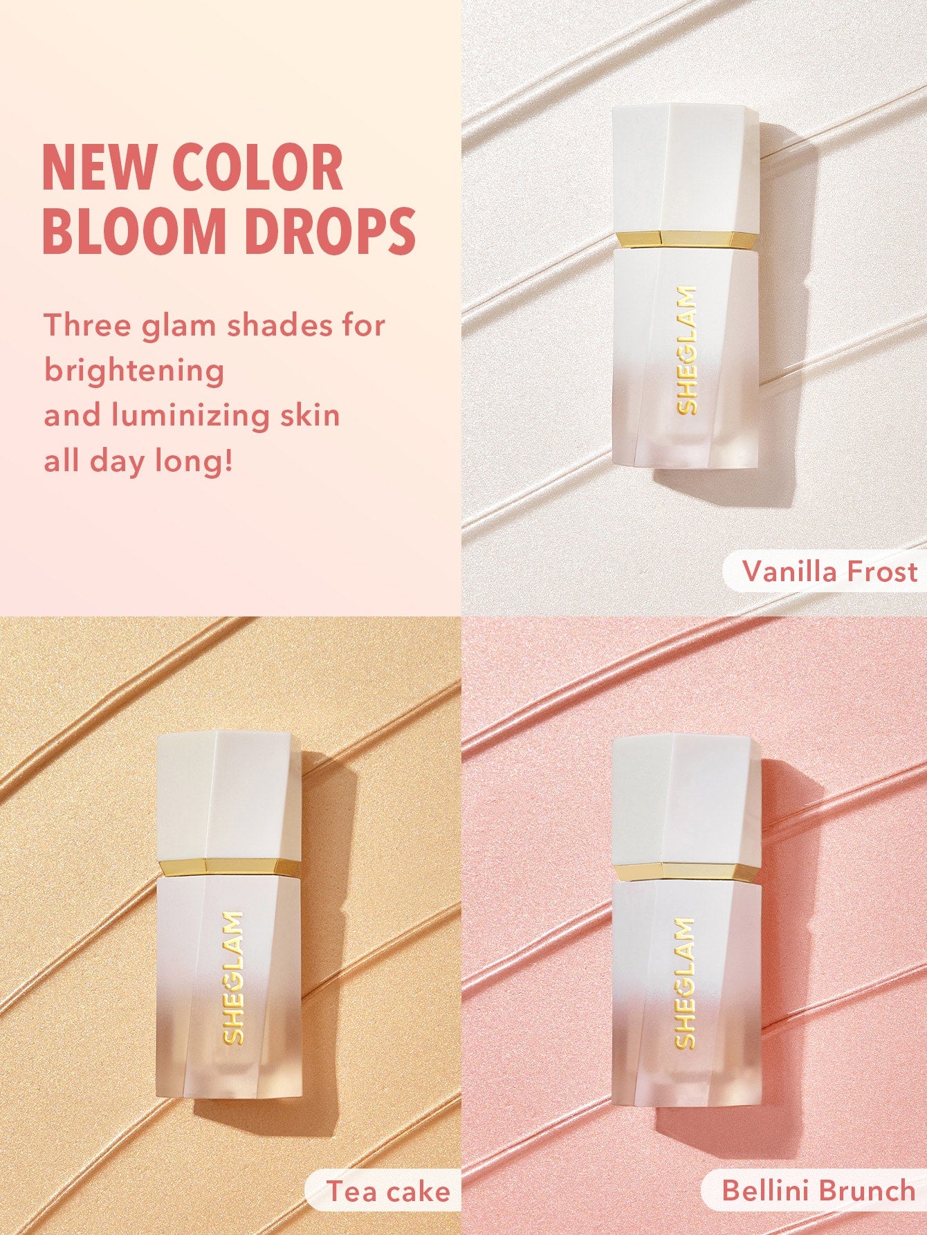Sheglam Glow Bloom Liquid Highlighter-Bellini Brunch.