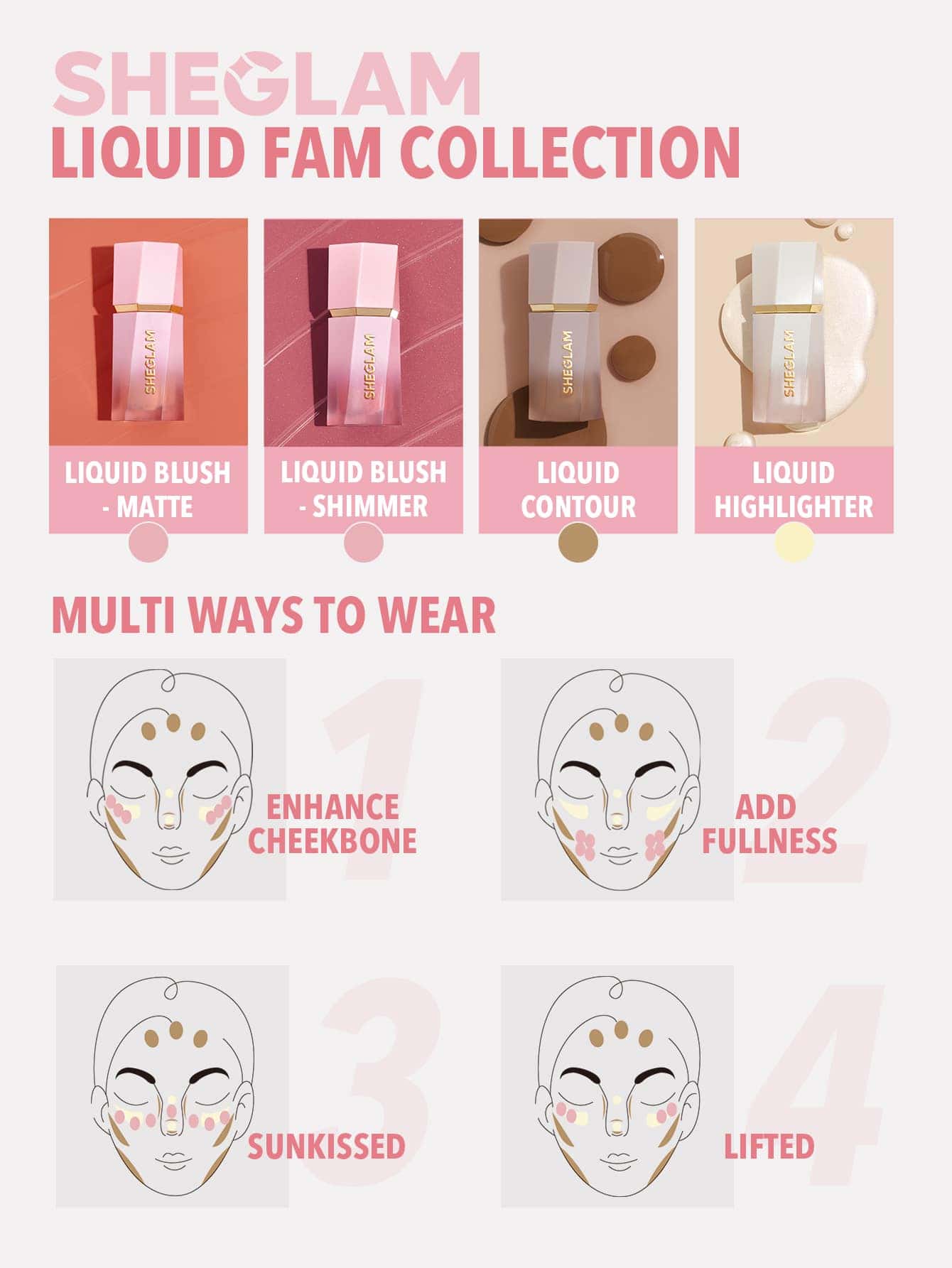 Sheglam Glow Bloom Liquid Highlighter-Bellini Brunch.