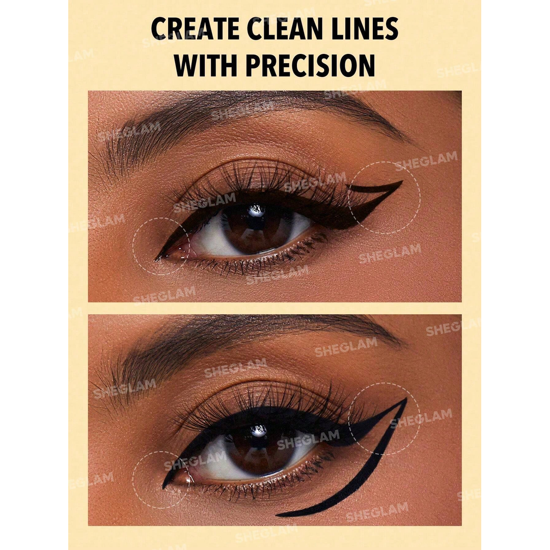 Sheglam Line & Define Waterproof Liquid Eyeliner-Black.