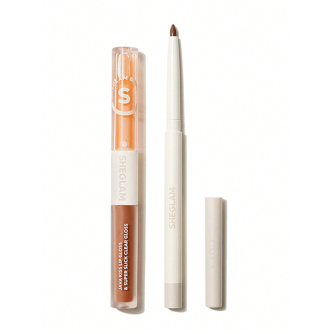 Sheglam Soft 90'S Glam Lip Liner And Lip Duo Set-Moody Taupe.