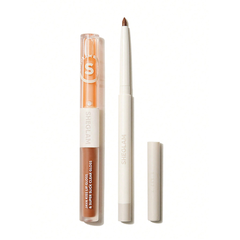 Sheglam Soft 90'S Glam Lip Liner And Lip Duo Set-Moody Taupe.