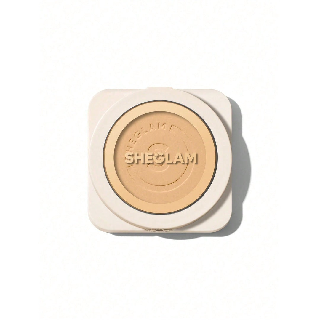 Sheglam Skin-Focus High Coverage Powder Foundation-Shell.