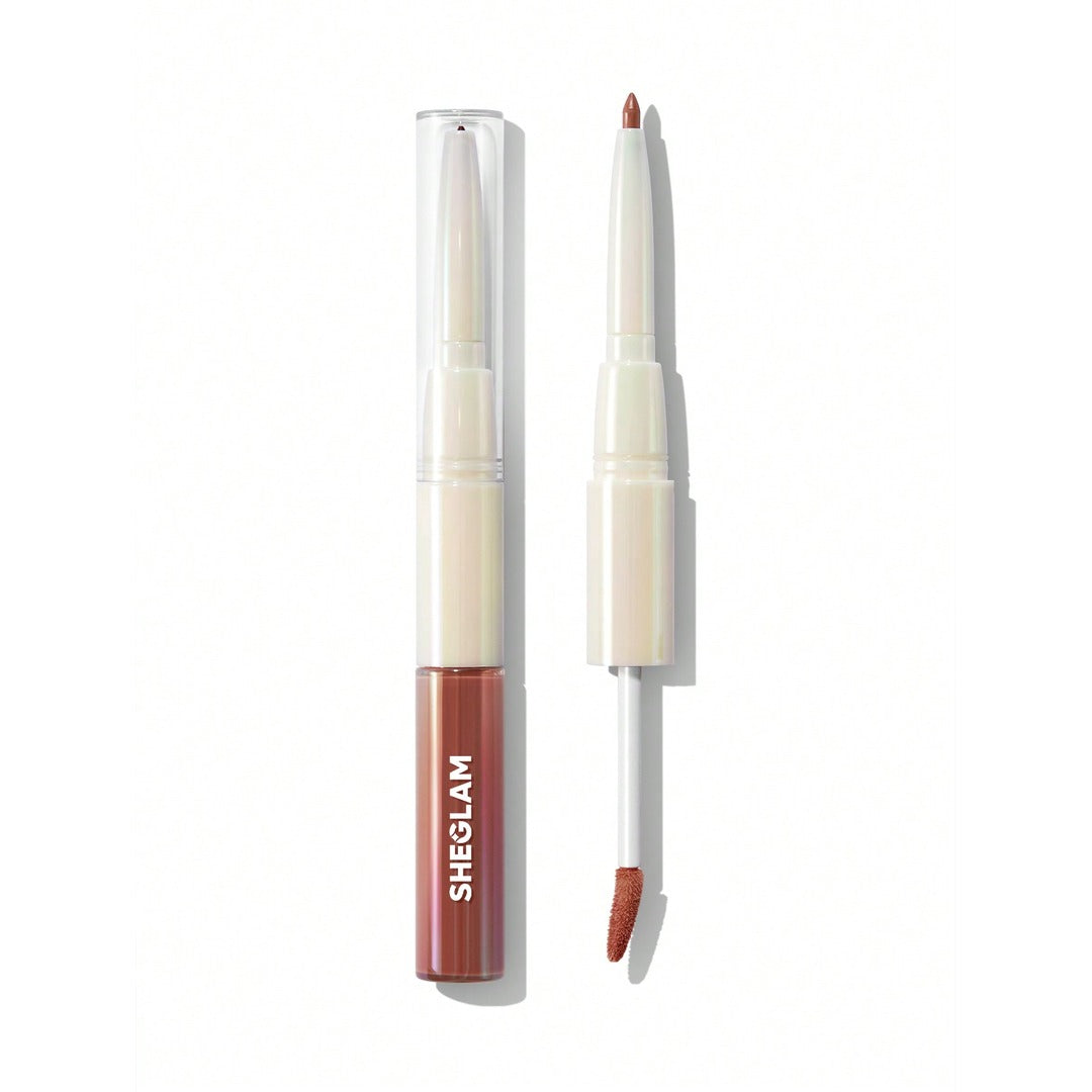 Sheglam Lip Rules Liner & Gloss Pen-Golden Rule.