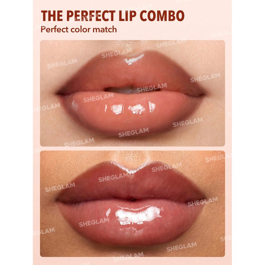 Sheglam Lip Rules Liner & Gloss Pen-Case X Case.