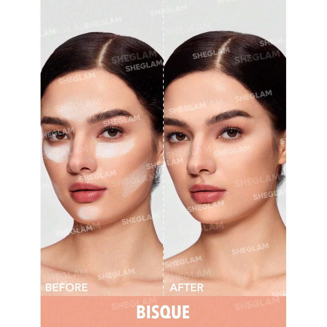 Sheglam Insta-Ready Face & Under Eye Setting Powder Duo-Bisque.