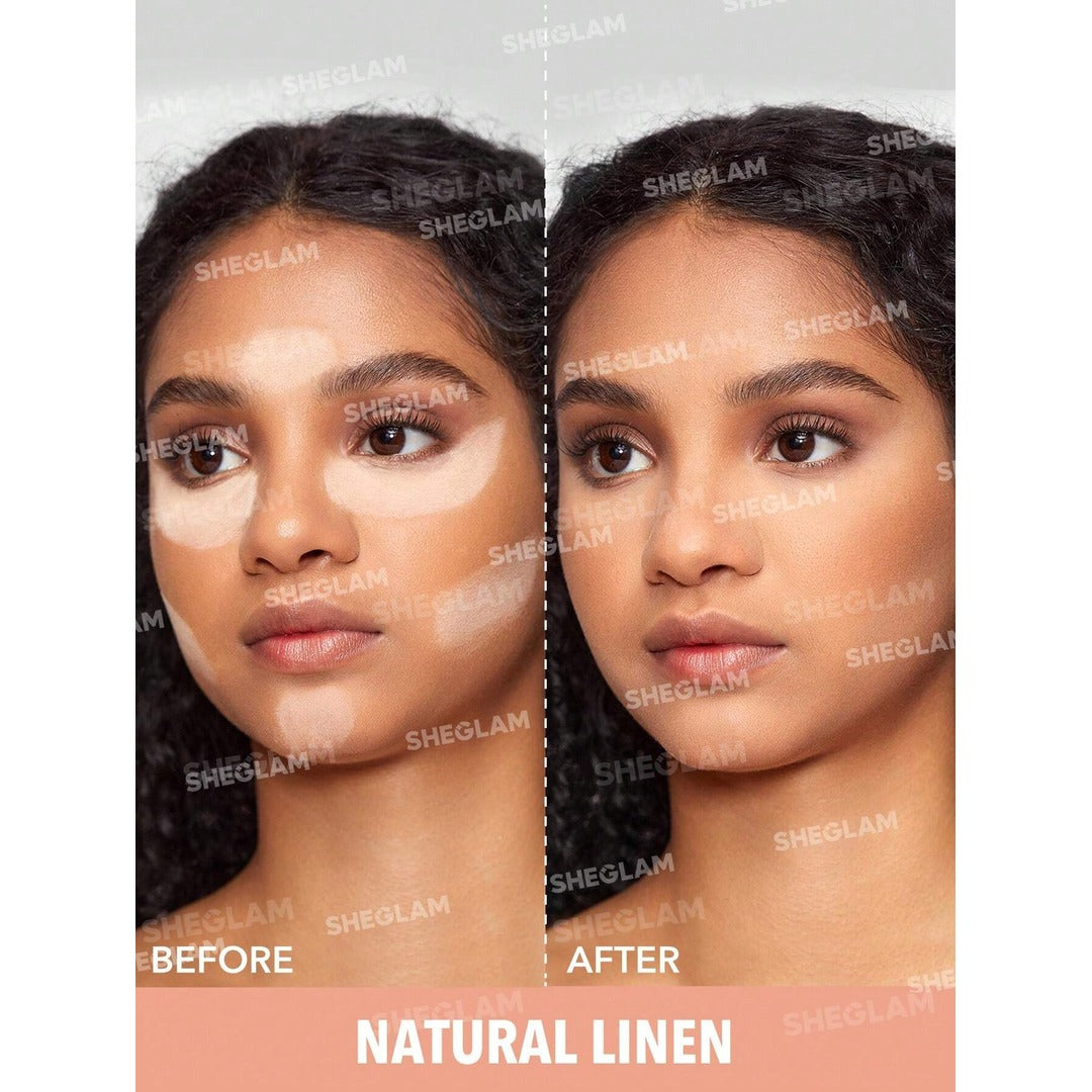 Sheglam Insta-Ready Face & Under Eye Setting Powder Duo-Natural Linen.