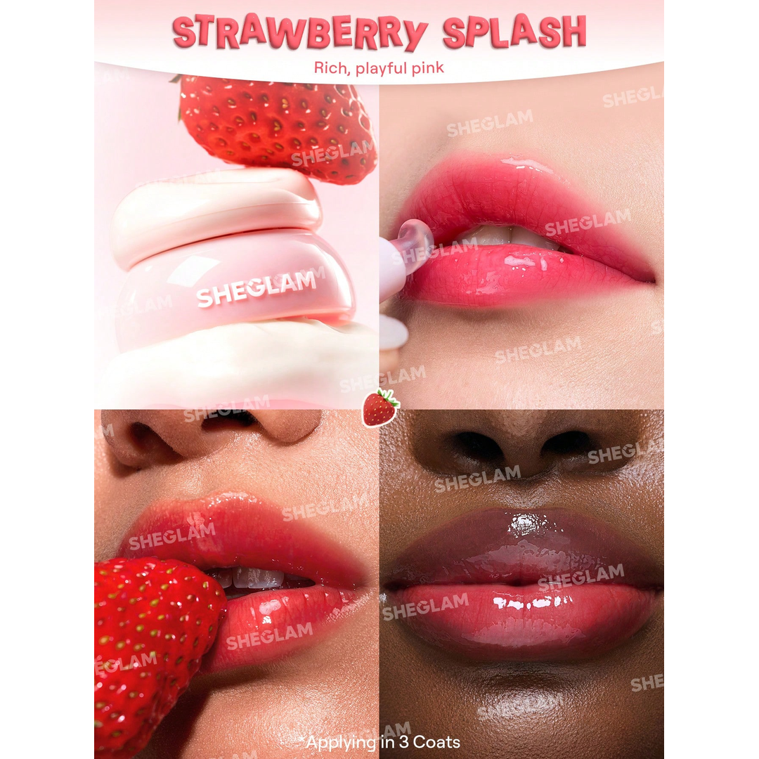 Sheglam Hydra Jelly Pocket Lip Jam-Strawberry Splash.