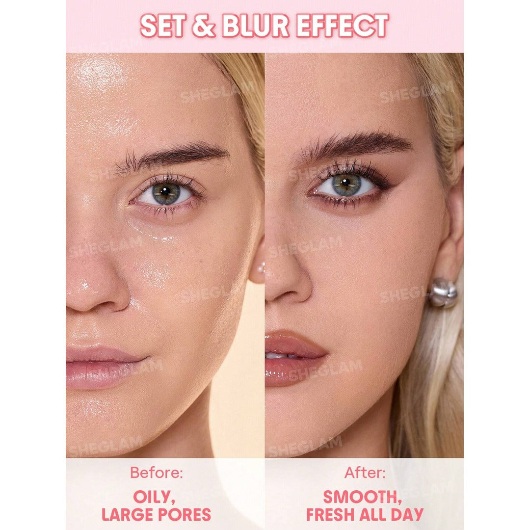Sheglam Insta-Ready Ultra-Fine Blur & Lift Setting Powder Duo-Bubblegum.