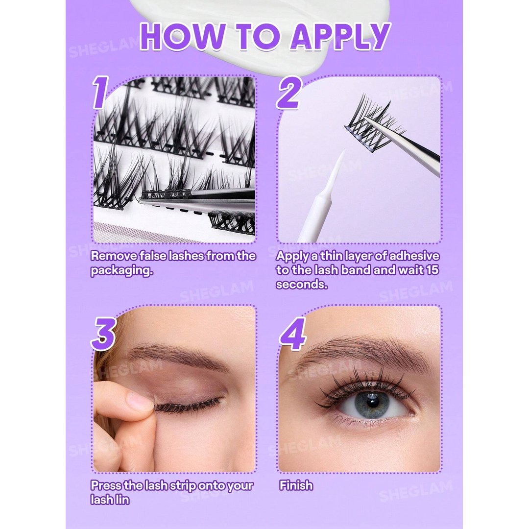 Sheglam Longwear Invisible Hold Lash Glue.