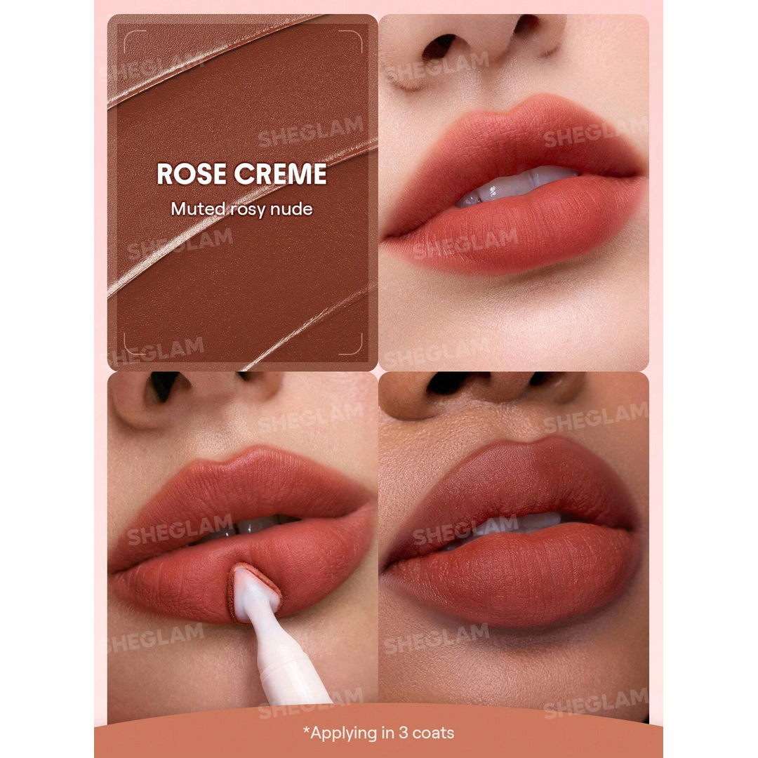 Sheglam Marshmallow Puff Lip Blur Pen-212 Rose Creme.
