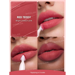 Sheglam Marshmallow Puff Lip Blur Pen-330 Red Teddy.