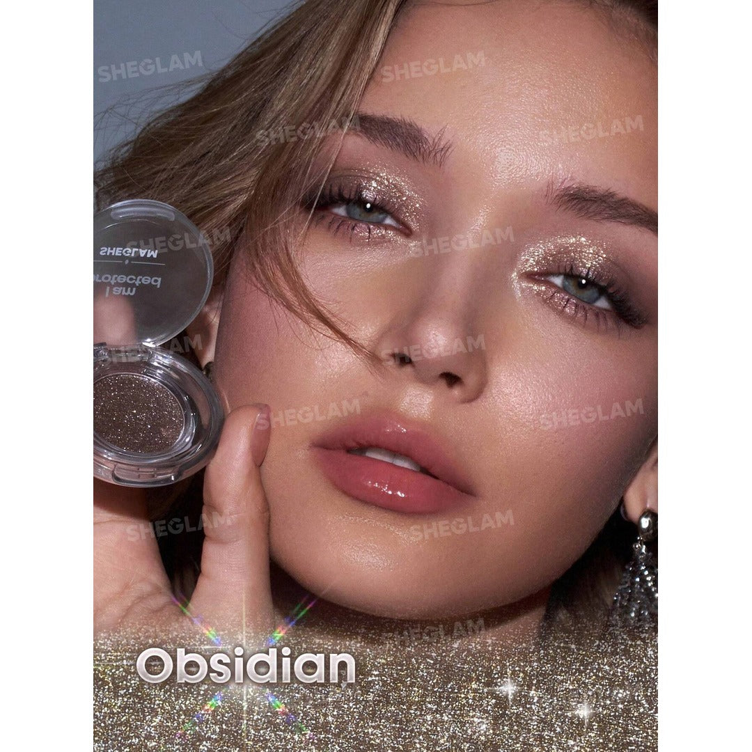 Sheglam Crystal Intentions Manifesting Glow Glitter Eyeshadow-Obsidian.