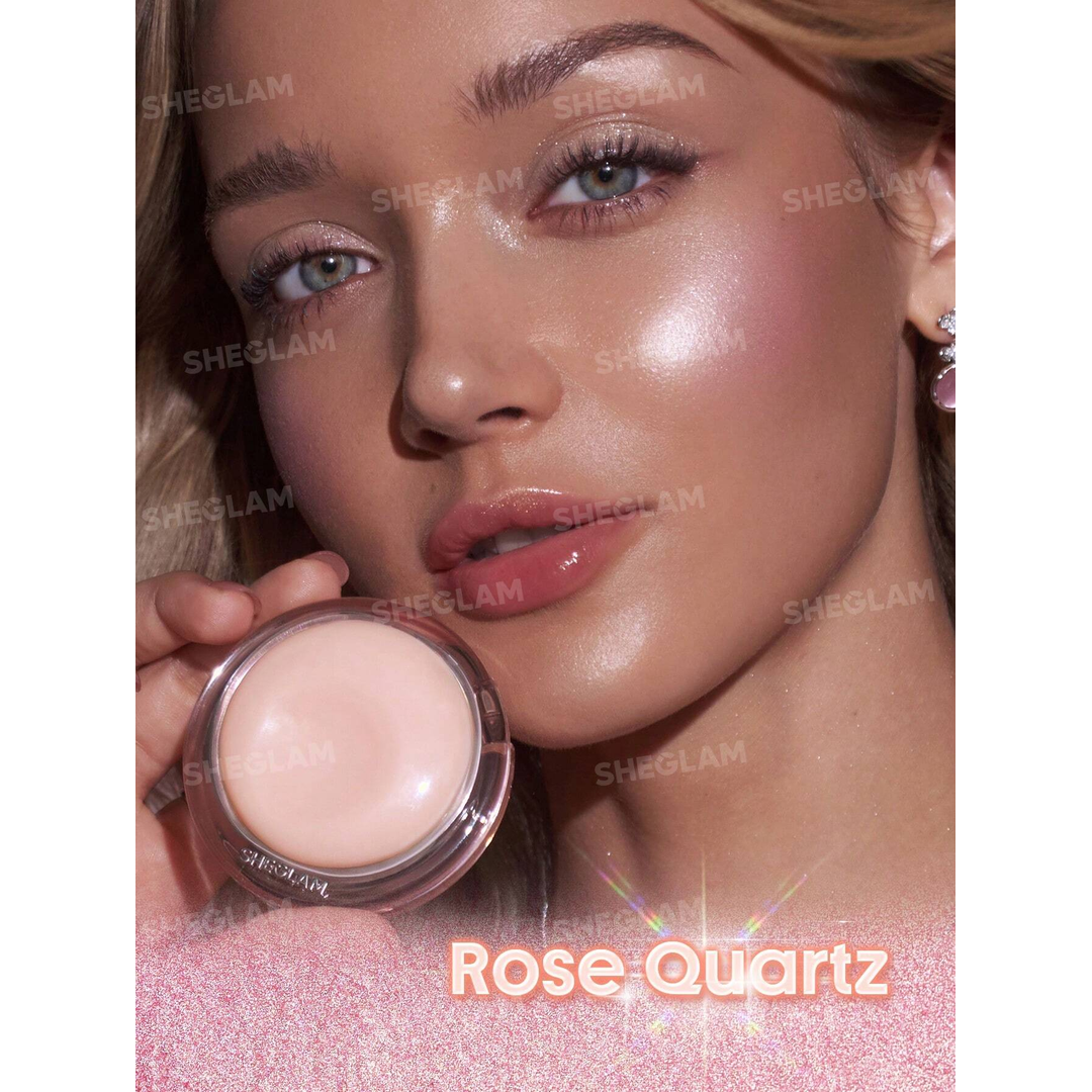 Sheglam Crystal Intentions High Vibration Blushlighter-Rose Quartz.