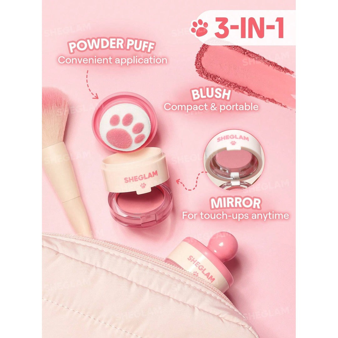 Sheglam Cutie Paw Blush Stamp-030 Berry Flirt.