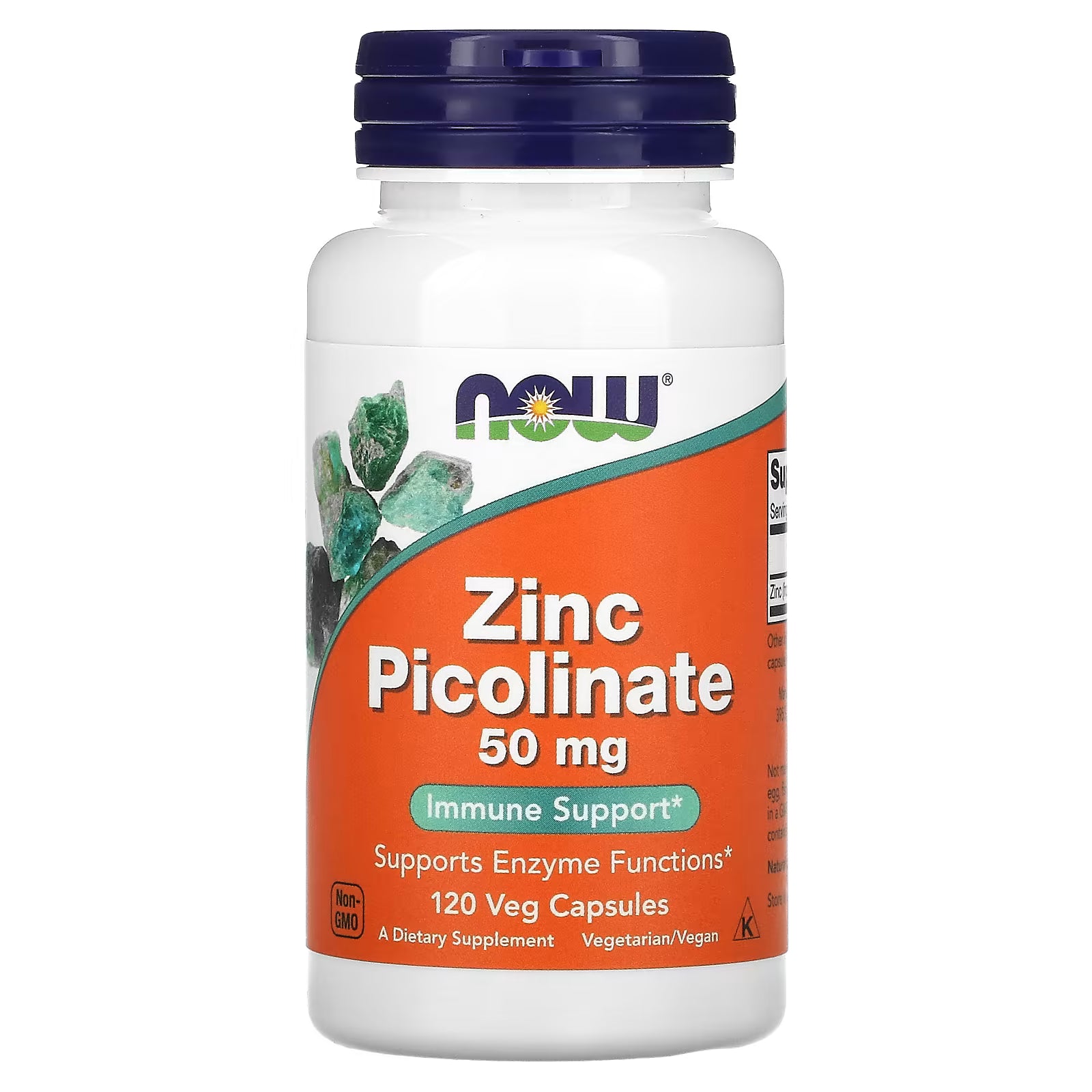 Now Zinc Picolinate, 50 Mg, 120 Veg Capsules