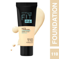 Maybelline New York Fit Me Foundation - 110 Porcelain.