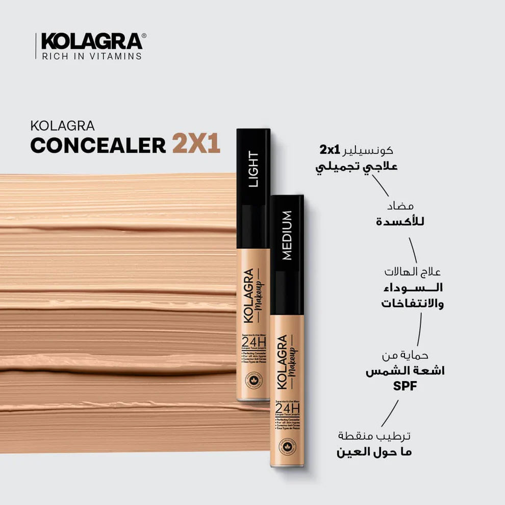 Kolagra Perfecting Concealer Light Shade 10Ml