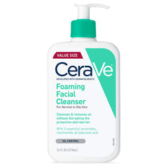Cerave Foaming Cleanser For Normal To Oily Skin 473Ml