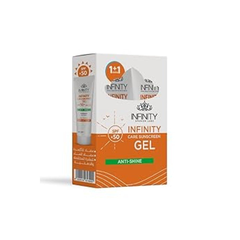 infinity sun screen gel 60ml 1+1 - Dr.Dawood Store