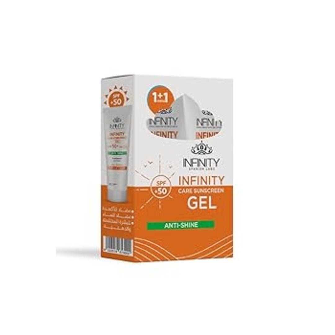 infinity sun screen gel 60ml 1+1 - Dr.Dawood Store