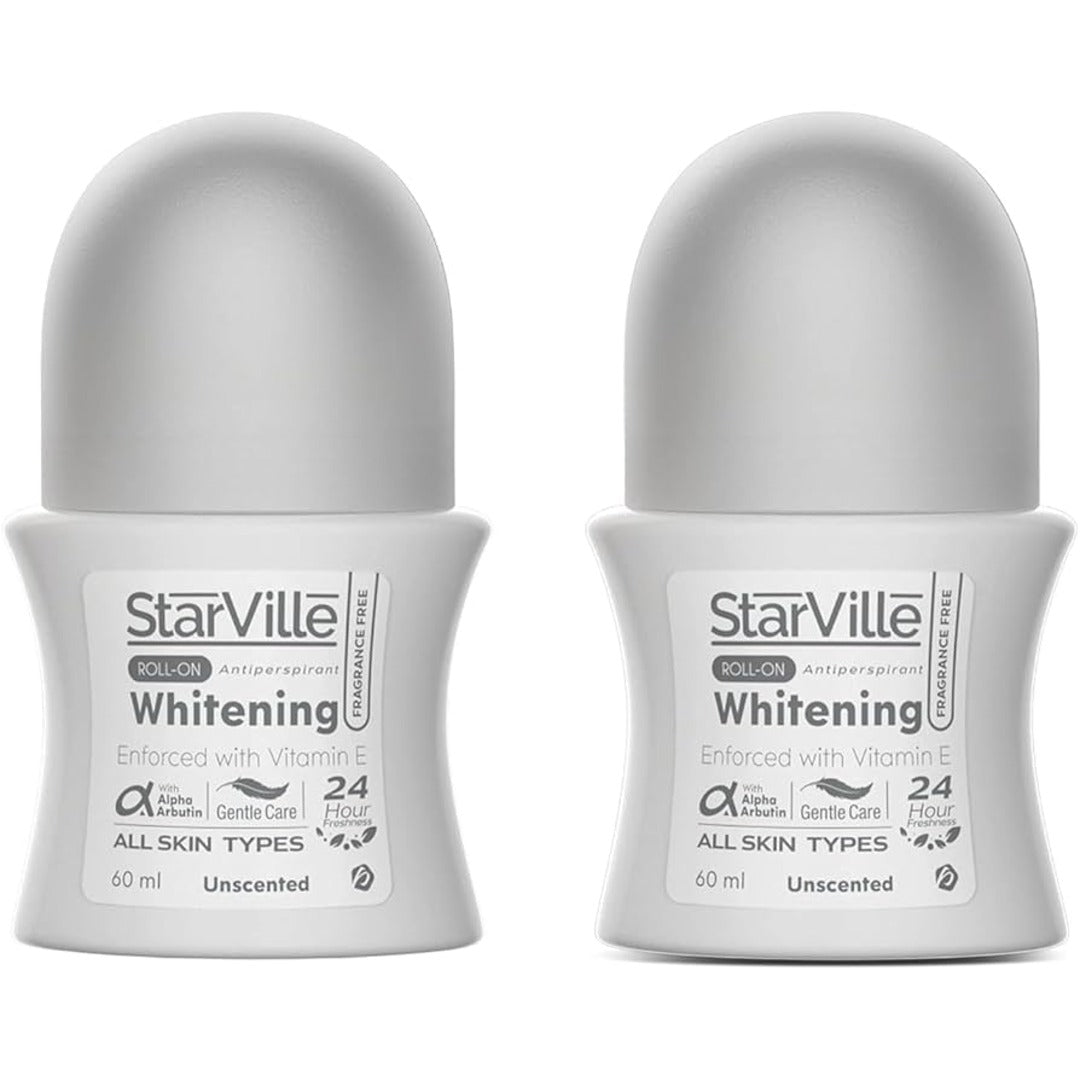Starville Whitening Roll On Fragrance Free (1+1) 50% Off