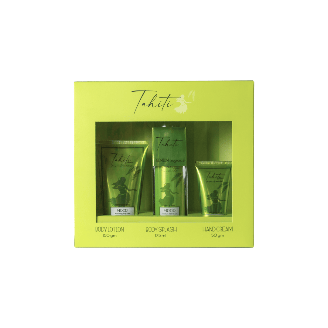 Mood Tahiti Woman Set (Body Lotion 150 Gm+Body Splash 220 Ml+Hand Cream 50 Gm)