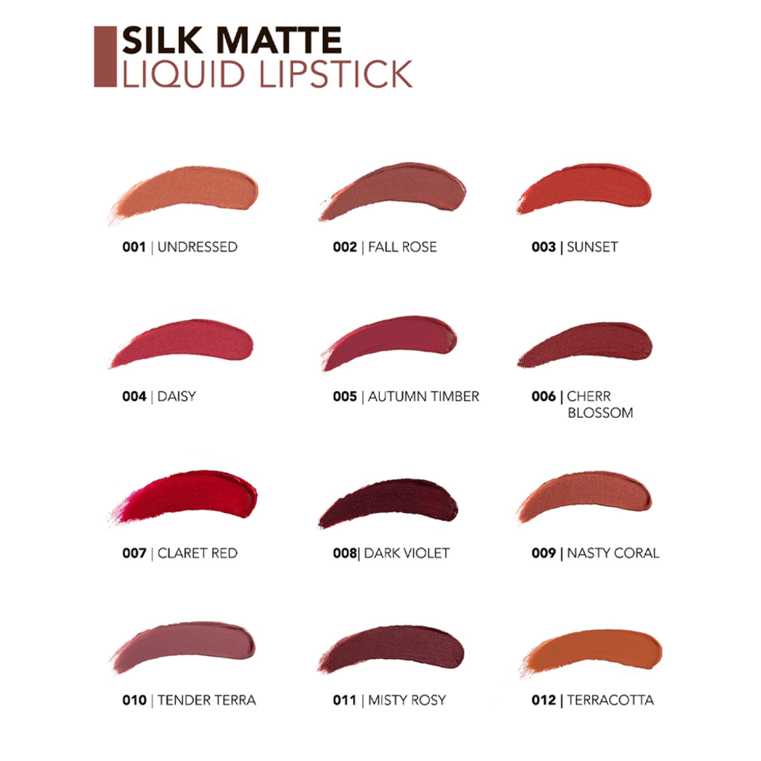Flormar Silk Matte Liquid Lipstick 022 Spicy.