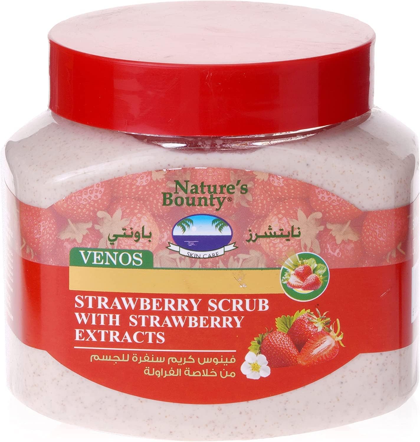 Nature’S Bounty Venos Face And Body Strawberry Scrub, 300 Ml