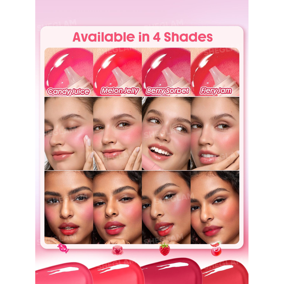 Sheglam Aqua Flushed Gel Blush Candy Juice.