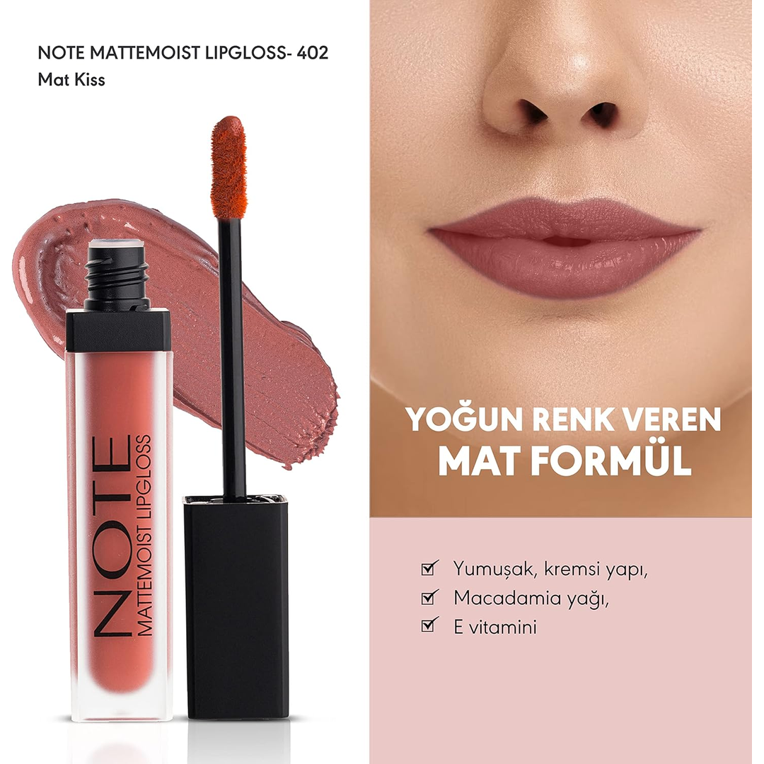 Note Mattemoist Lipgloss 404.
