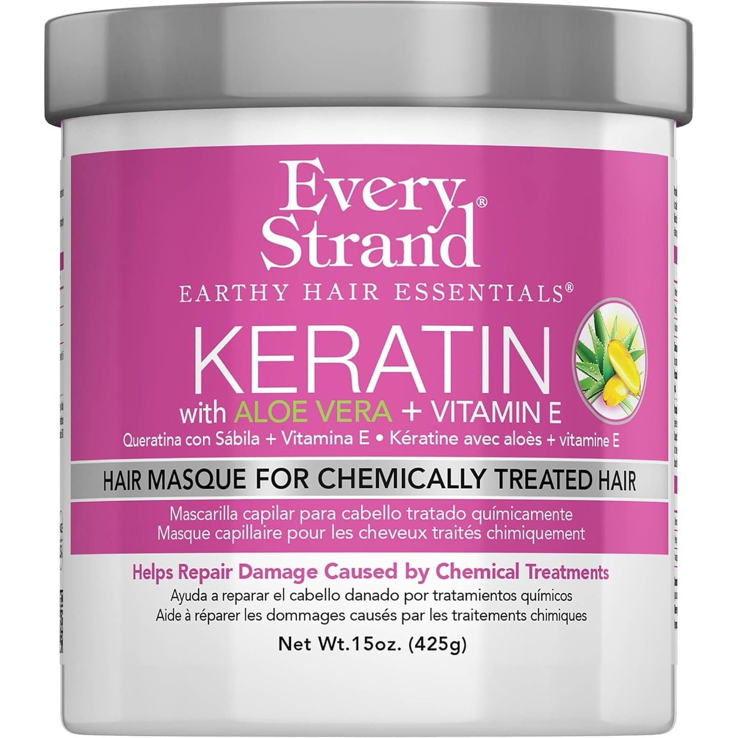 Every Strand Keratin With Aloe Vera & Vitamin E - Hair Mask - 425G