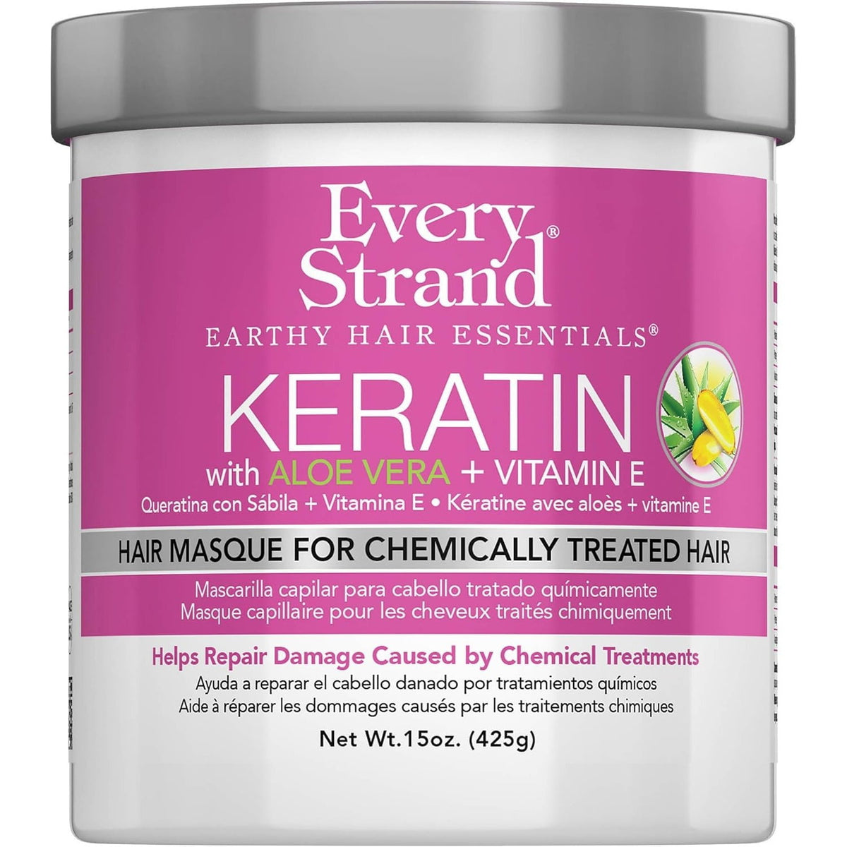 Every Strand Keratin With Aloe Vera & Vitamin E - Hair Mask - 425G