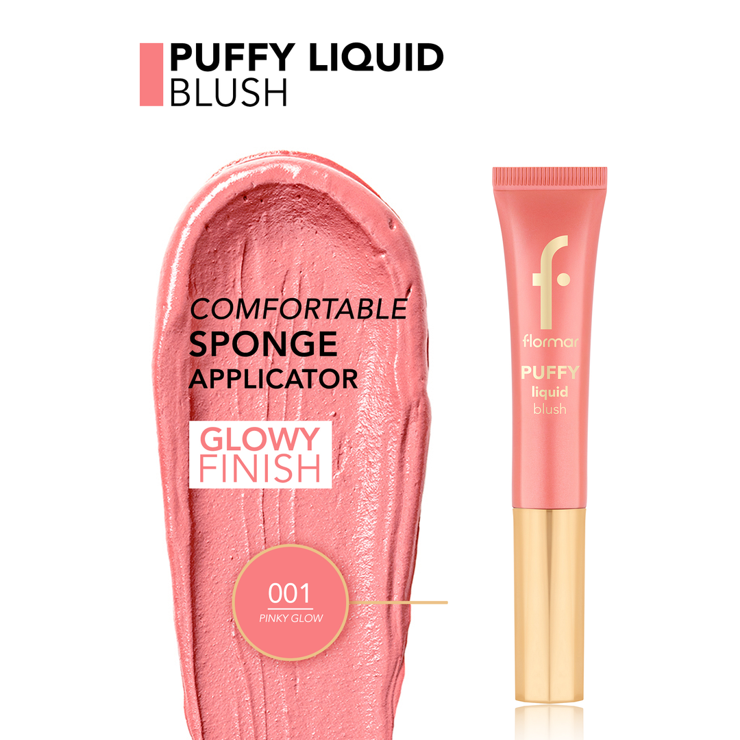 Flormar Puffy Liquid Blush 001 Pinky Glow.