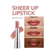 Flormar Sheer Up Lipstick 017 Peachy Glow.