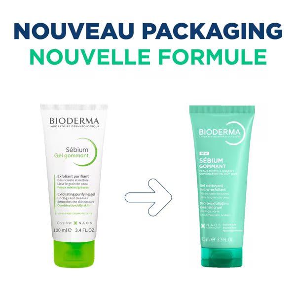 Bioderma Sébium Gommant Exfoliating Gel 75Ml