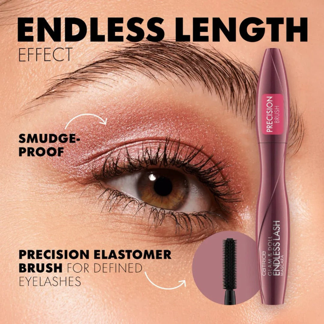 Catrice Cosmetics Glam & Doll Endless Lash Mascara Black.